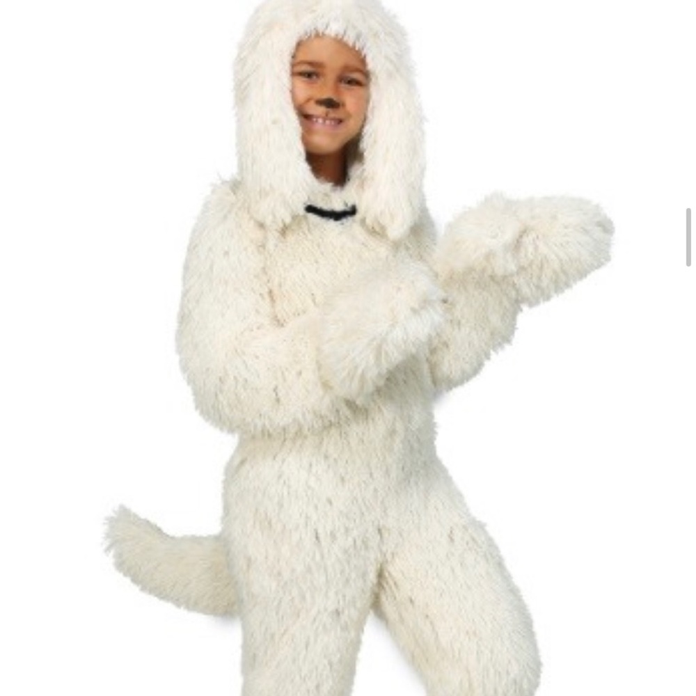 Shaggy sheepdog kids costume size XL
